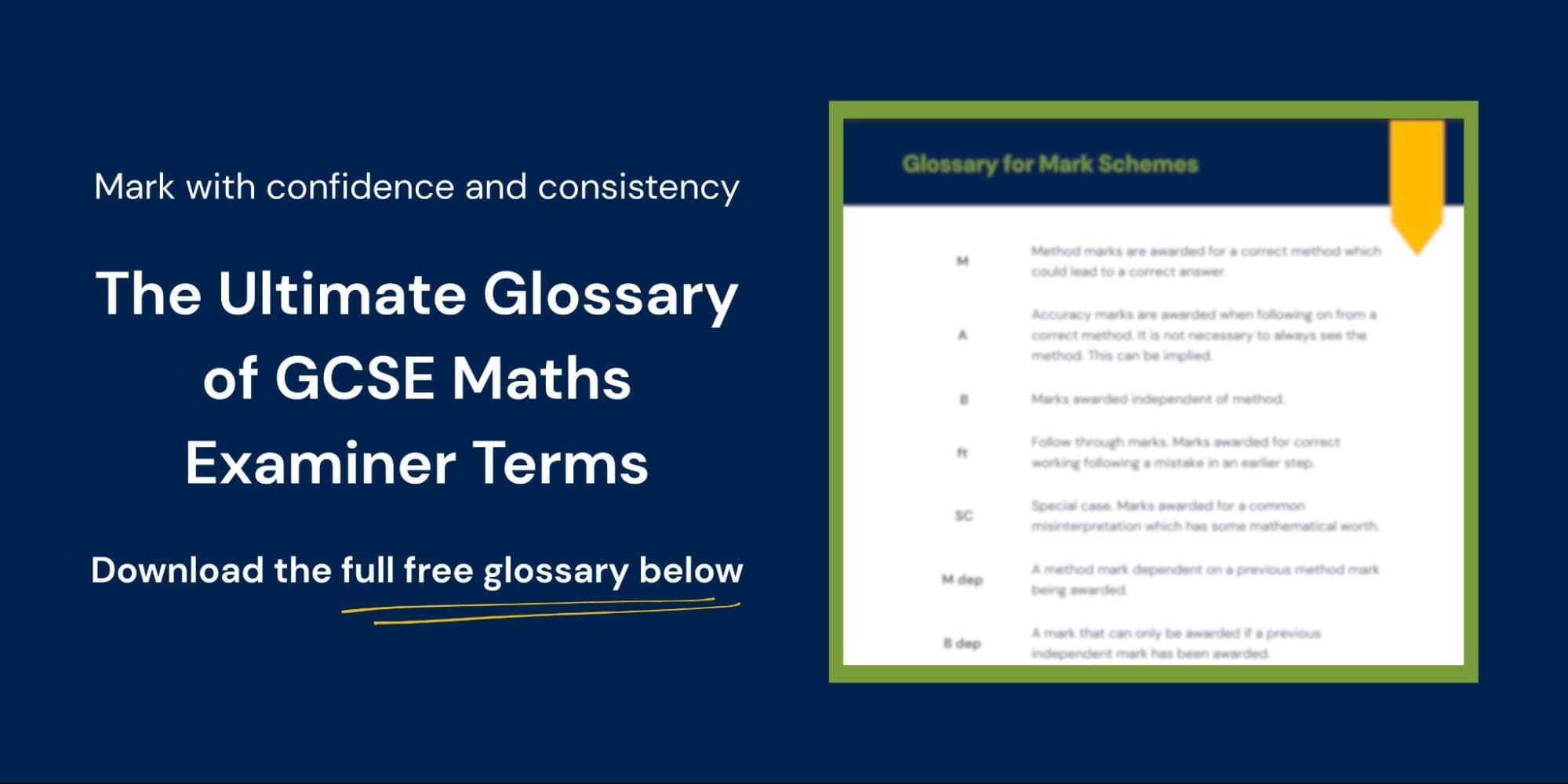Mark Scheme Example