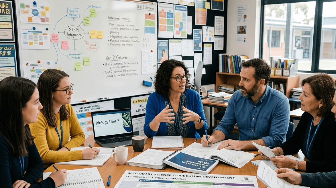 Discussing the curriculum