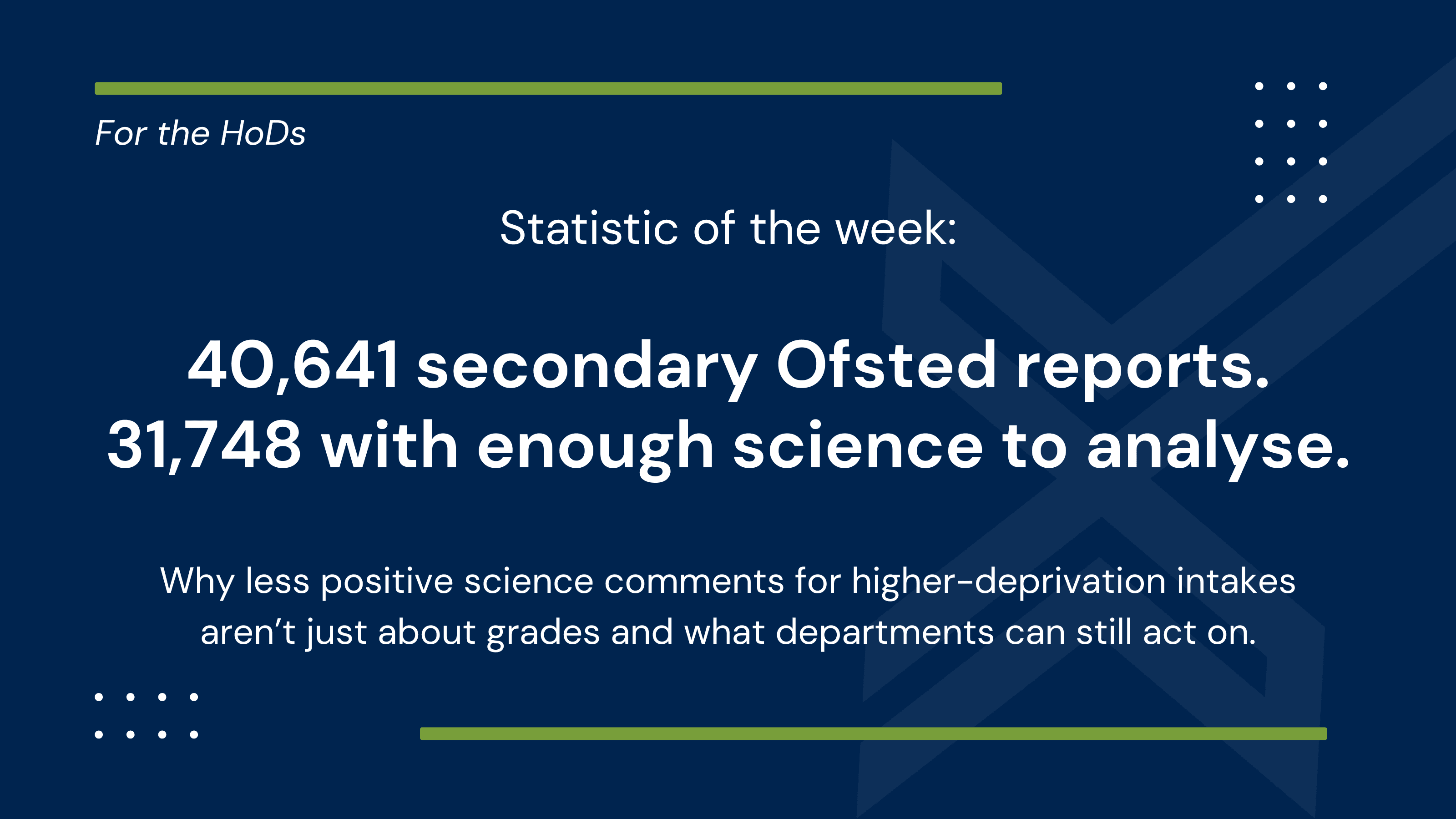 What Ofsted’s science comments show that results day doesn’t