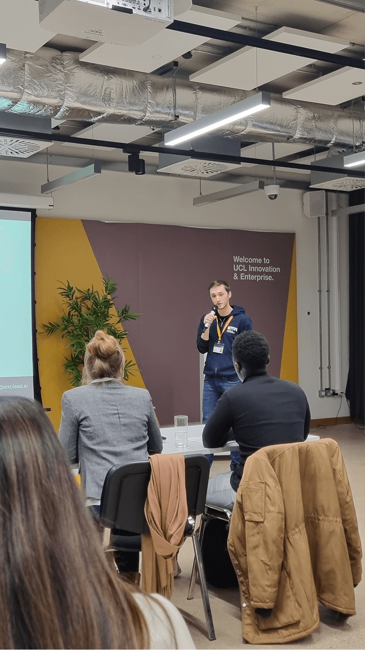 John speaking at an education conference