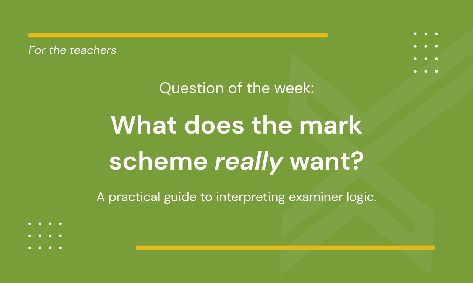 Decoding the Mark Scheme: What Are B1, M1, and A1 Marks in Maths?