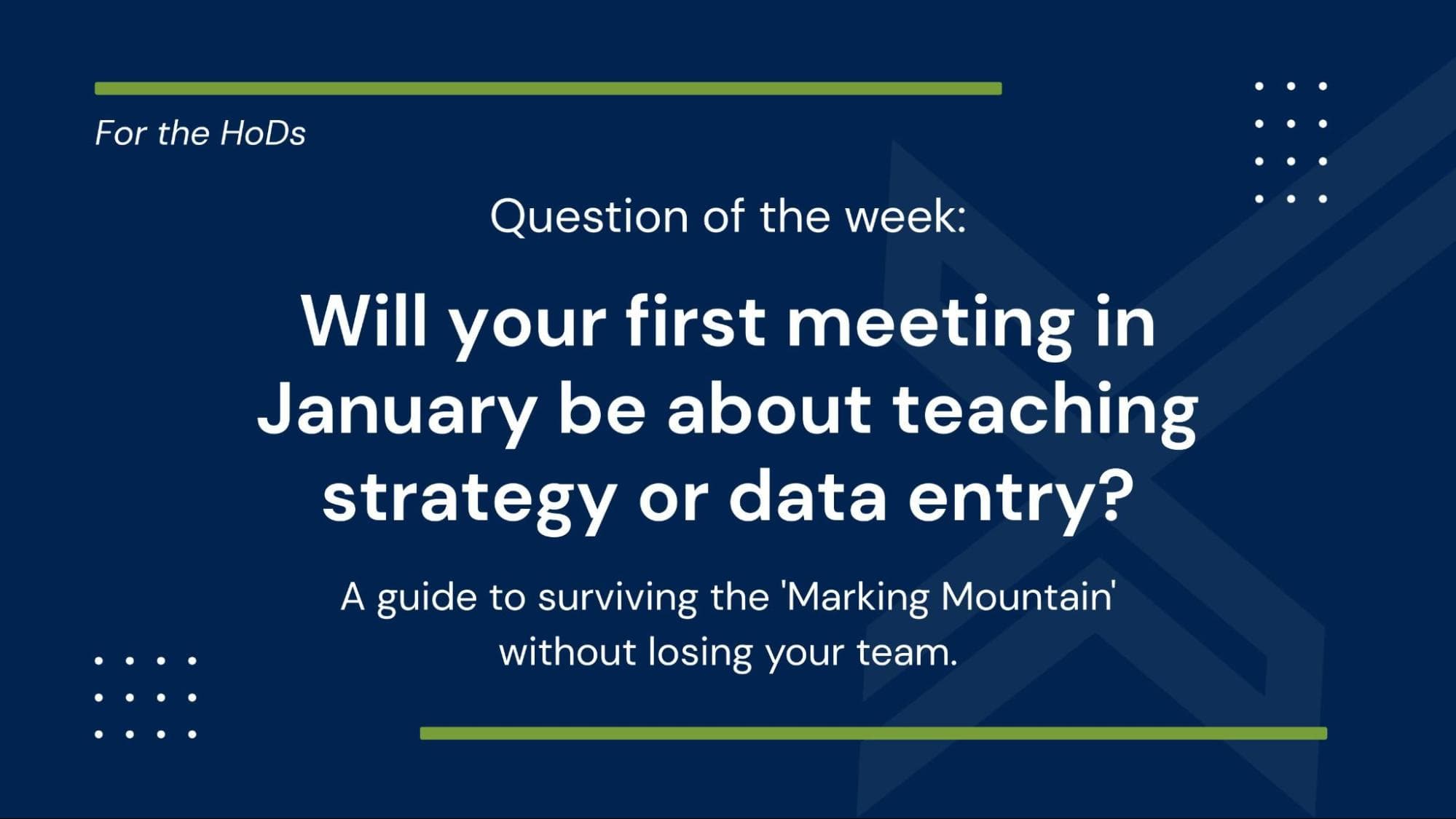How to Prepare for GCSE Science Mocks: A HoD’s 6-Week Checklist