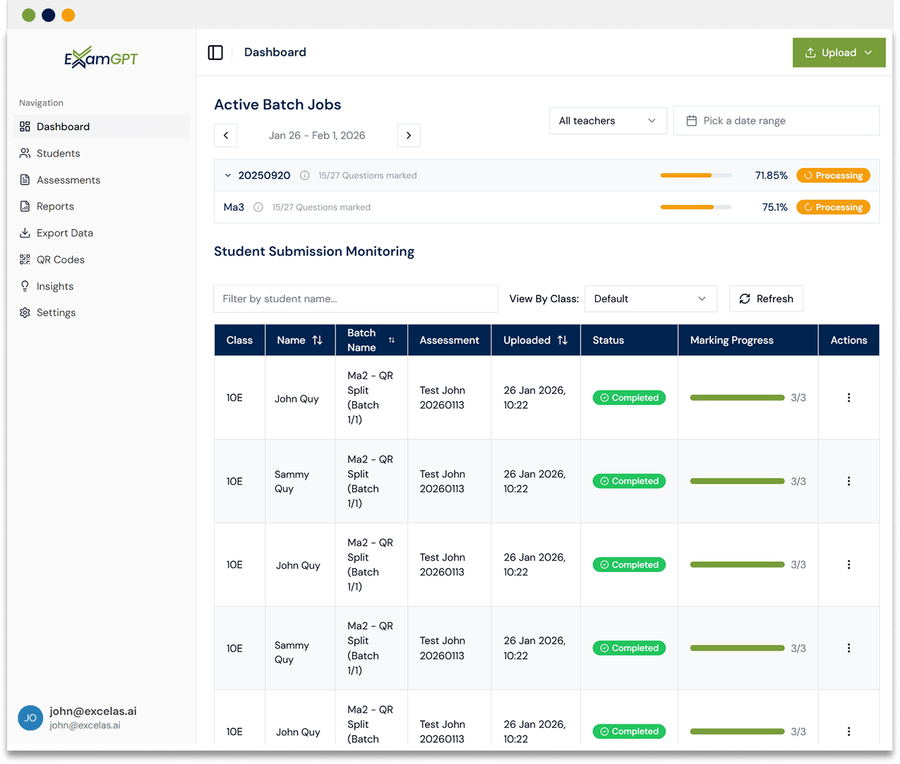 ExamGPT School Platform